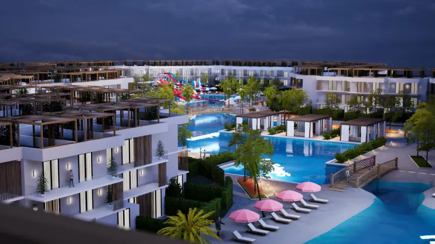 205 second Floor building 8 side pool + 77 m2 private roof.